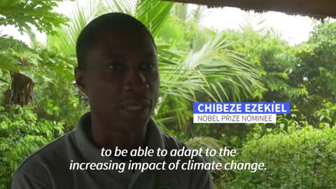 Chibeze Ezekiel, Ghana's climate champion | AFP