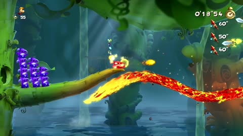 Rayman Legends Ray and the Beanstalk - Invaded