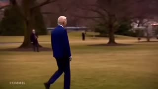 Biden is walking nowhere?