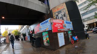 Walking to London bridge. Speedlapse. 8th Nov 2022