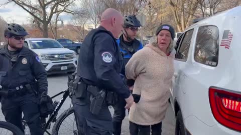 Jan 6th - 1/7/22 - Ashli Babbitts Mother Arrested At Capitol