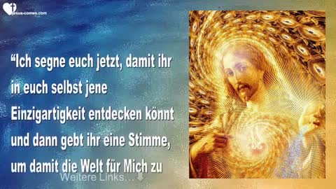 Entdecke deine Einzigartigkeit & Fokussiere dich nur auf Mich ❤️ Liebesbrief von Jesus