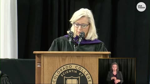 Former Rep. Liz Cheney urges students to vote, 'stand in truth' | USA TODAY