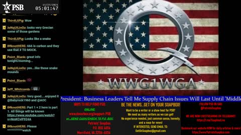 2021-11-27 05:00 EST - Patriots Rising: with Lady RWB, Q Trooper & Majjik