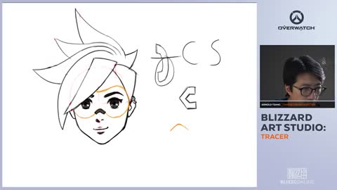 BlizzConline 2021 _ Blizzard Art Studio - Tracer _ Overwatch