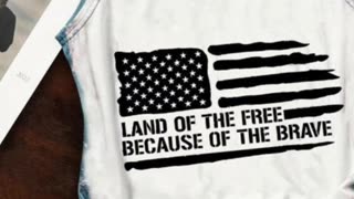 Land Of The Free Because Of The Brave Sleeveless Tee