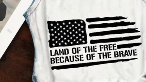 Land Of The Free Because Of The Brave Sleeveless Tee