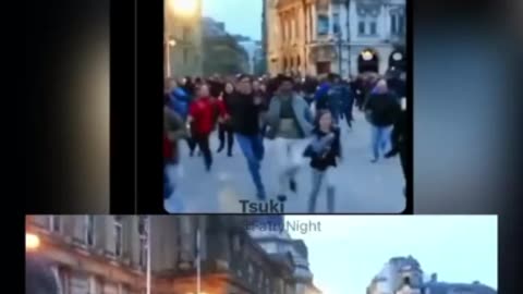 Ukraine - Fake People running while being filmed - Exhibit A