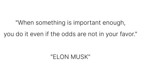 Thought by elon musk