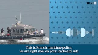 The French and British colluding in the English channel ferrying migrants in en masse.