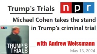Andrew Weissmann 5/13 on Cohen Direct Testimony