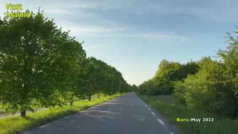 An amazing road to Bara, Sweden- May 2023