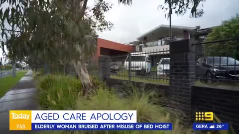 Elderly woman left with severe bruising at aged care facility _ 9 News Australia