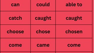 Irregular verbs 2