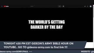 GIDEONS ARMY 12/12/23 @ 930 AM EST TUESDAY