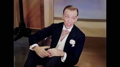 Swing Time 1936 Fred Astaire Ginger Rogers Pick Yourself Up colorized 4k