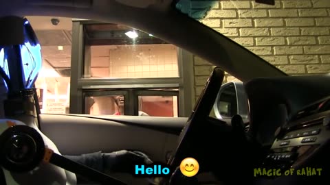 Drive Thru Robot Driver Prank 2