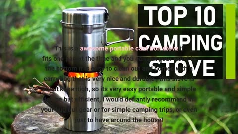 Rocket #Stove Portable Wood Burning #Camping #Stove-Overview