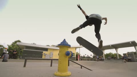 Super slow motion skateboard tricks