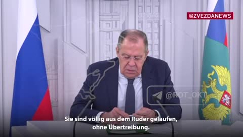 🇷🇺 LAWROW: DER WESTEN VERDUMMT UND MANIPULIERT DIE ÖFFENTLICHE MEINUNG