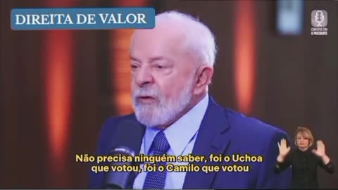 Lula quer calar o seu povo brasileiro