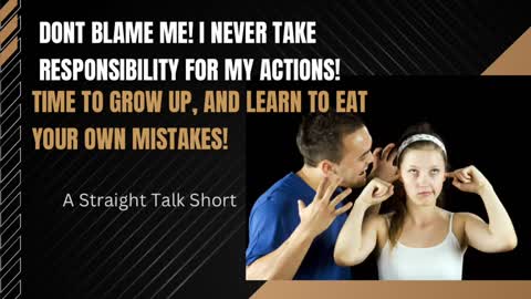 TEACH YOUR CHILDREN TO EAT THEIR OWN MISTAKES