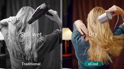 xCool SuperCare:2-in-1 Hair Dryer. More Functions,Half Price