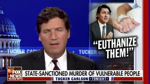 Canada's State Sponsored Suicide: That's Not A Nazi Move Or Anything. Well Actually, It Is - Tucker