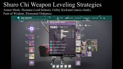 Destiny 2 Shuro Chi Fast Weapon Leveling - Tips and Strategies