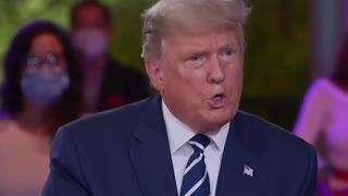 Fake News asks Trump about Q 2020