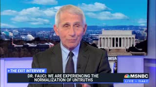 Dr. Fauci spread misinformation