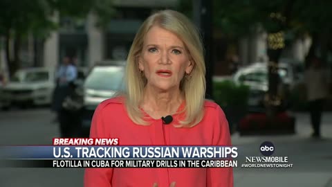 Russian warships enter Havana harbor under Washington's watchful eye 100 miles (160 km) to the U.S.