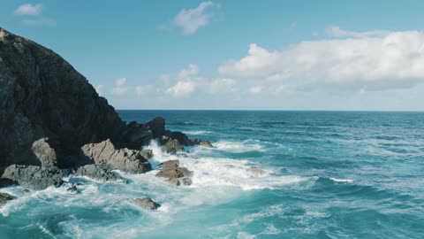 Aggressive Ocean Waves |Relaxing Video |Instant Sleep
