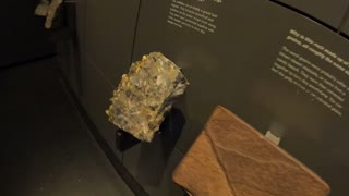 Different types of rocks. Natural history museum London. 7th Nov 2022