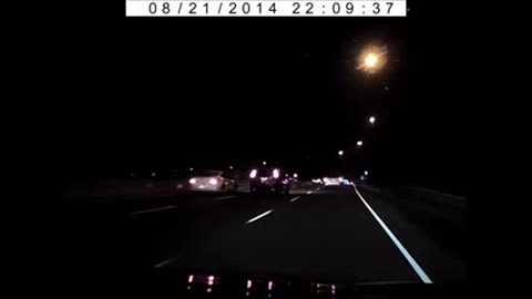 Meteor over Toronto's Don Valley Parkway