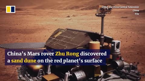 China’s Zhu Rong rover discovers evidence of an ancient sea on Mars