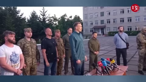 Zelenskiy visits Lviv city with commanders of "Azov" regiment - "We will return to the front"