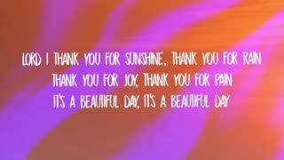 Thank you for sunshine (lyrics)