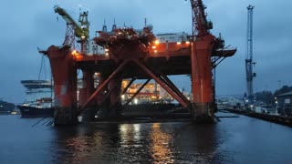 Oil rig in Norway