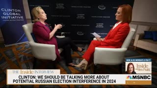 Hillary Clinton Discusses 2024 Presidential Race On MSNBC's Inside w/Jen Psaki