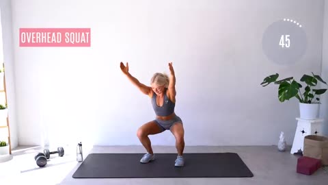 20 MIN FULL BODY WORKOUT - Isometric Exercises at home to build lean muscle - no equipment!