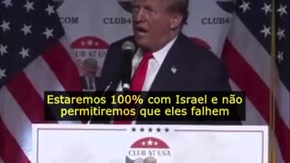 Ontem à noite, Trump fez algumas declarações interessantes: