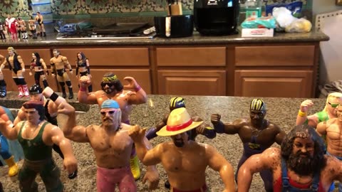 Action figure wrestling night, one of the 2023 draft