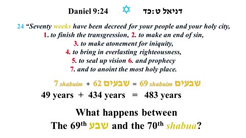 The Prophecy of Daniel 9:24-27