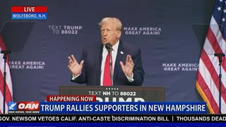 Donald Trump speaks in NH 10/9/2023: Israel & The Middle East