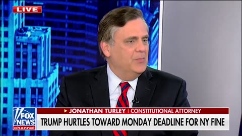 Prof. Jonathan Turley Says Trump Failing To Post Bond 'Worst Possible Prospect' For New York