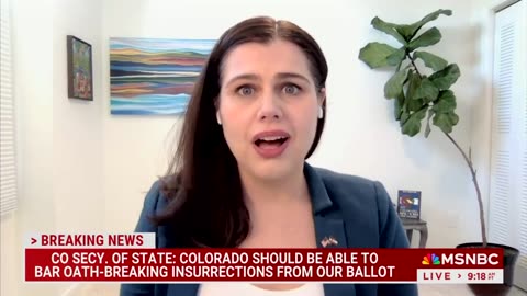 Socially Engineered Illuminati Product (That's MANYYY Humans, But in This Case, the Colorado Secretary of State) Loosing Her Mind and Looking Like She's About do Cry Over 9-0 SCOTUS Ruling—Trump WILL BE on the Ballot!