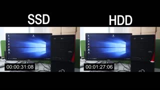 SSD vs. HDD, Windows 10