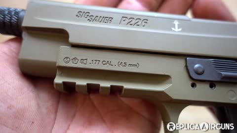 Sig Sauer ASP P226 CO2 Blowback .177 Caliber Pellet Pistol Table Top Review