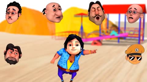 motu patlu mighty raju shin chan little singam rudra cartoon game cartoon game_Full-HD